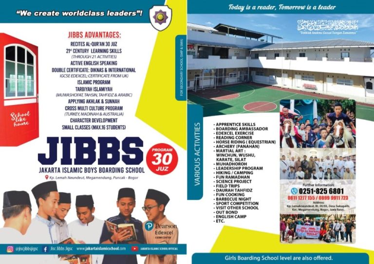 Jisc Depok Enrollment Jakarta Islamic School Official Website - Jakarta Islamic ...